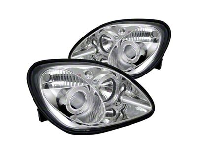 Spyder Auto Mercedes Benz SLK 98-04 Projector Halogen Model- LED Halo - 5011206