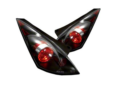 Spyder Auto Nissan 350Z 03-05 Euro Style Tail Lights Black ALT-YD-N350Z02-BK - 5006684