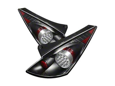Spyder Auto Nissan 350Z 03-05 LED Tail Lights Black ALT-YD-N350Z02-LED-BK - 5006714