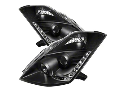 Spyder Auto Nissan 350Z 06-08 Projector Headlights Xenon/HID Model- DRL Blk - 5042316