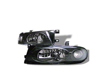 Spyder Auto Nissan Altima 93-97 Crystal Headlights Black HD-YD-NA93-BK - 5012630