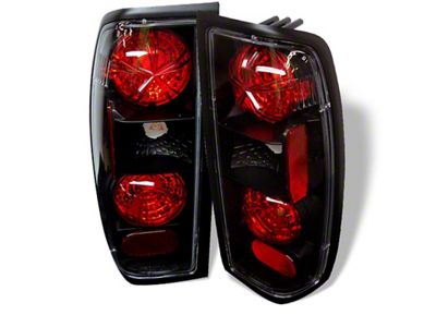 Spyder Auto Nissan Frontier 98-00 Euro Style Tail Lights Black ALT-YD-NF98-BK - 5006837