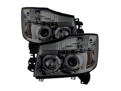 Spyder Auto Nissan Titan 04-14/Armada 04-07 Projector Headlights LED Halo LED - 5033963