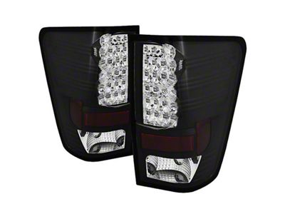 Spyder Auto Nissan Titan 04-14 LED Tail Lights Black ALT-YD-NTI04-LED-BK - 5070067