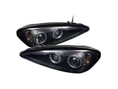 Spyder Auto Pontiac Grand AM 99-05 Projector Headlights LED Halo LED - 5011640