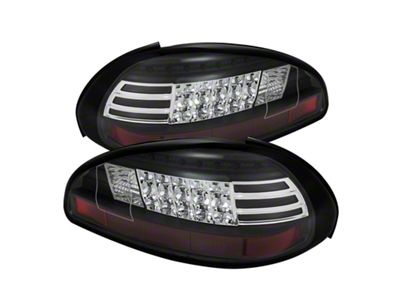 Spyder Auto Pontiac Grand Prix 97-03 LED Tail Lights Black ALT-YD-PGP97-LED-BK - 5007148