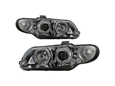 Spyder Auto Pontiac GTO 04-06 Projector Headlights LED Halo LED Smoke - 5034007