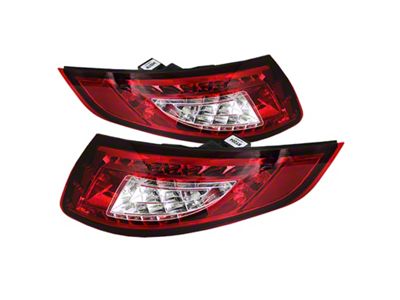 Spyder Auto Porsche 997 05-08 LED Tail Lights Red Clear ALT-YD-P99705-LED-RC - 5037978