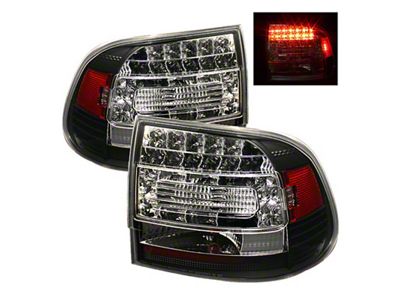 Spyder Auto Porsche Cayenne 03-07 LED Tail Lights Black ALT-YD-PCAY03-LED-BK - 5007063