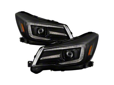 Spyder Auto Signature Subaru Forester 14-16 Halogen Model Only Headlights PRO-YD-SUFO14SI-BK - 5088444