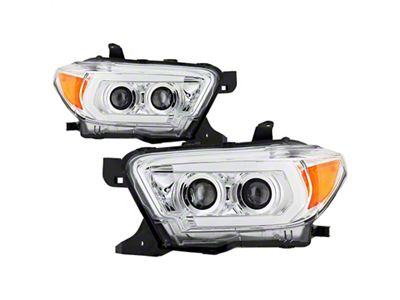Spyder Auto Signature Toyota Tacoma 16-18 TRD Model Projector Headlights-Chrome PRO-YD-TT16V1-SEQ-C - 5086570