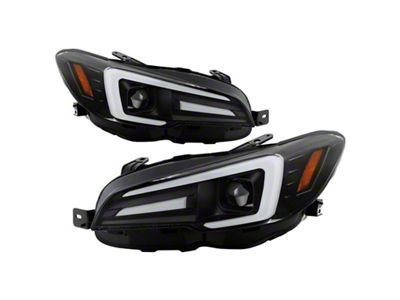 Spyder Auto Subaru Impreza WRX 15-20 Halogen High-Power LED Headlights- Black - 5088093