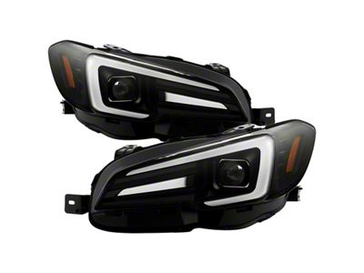 Spyder Auto Subaru Impreza WRX 15-20 LED High-Power LED Headlights-Black PRO-YD-SWRX15LEDAP-SBSEQ-BK - 5088109