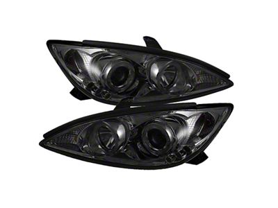 Spyder Auto Toyota Camry 02-06 Projector Headlights LED Halo LED Smoke - 5064325