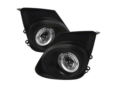Spyder Auto Toyota Corolla 11-13 Halo Projector Fog Lights w/Switch Clear - 5038555