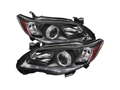 Spyder Auto Toyota Corolla 11-13 Projector Headlights Halogen Model Only - 5074263