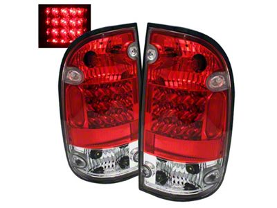 Spyder Auto Toyota Tacoma 01-04 LED Tail Lights Red Clear ALT-YD-TT01-LED-RC - 5007872