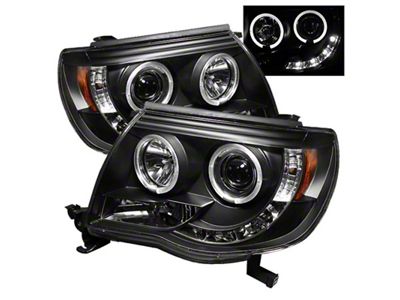 Spyder Auto Toyota Tacoma 05-11 Projector Headlights LED Halo LED Black - 5011916
