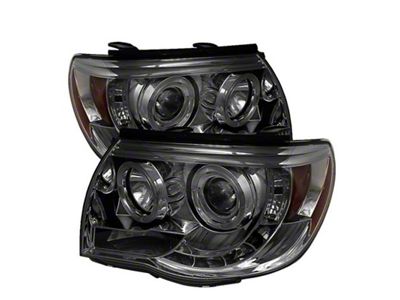 Spyder Auto Toyota Tacoma 05-11 Projector Headlights LED Halo LED Smoke - 5011930