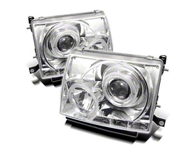 Spyder Auto Toyota Tacoma 97-00 Projector Headlights LED Halo LED Chrome - 5011954