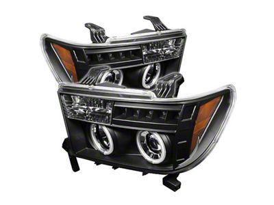 Spyder Auto Toyota Tundra 07-13 Projector Headlights CCFL Halo LED Blk - 5030306