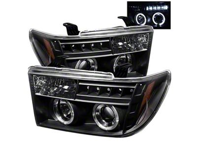 Spyder Auto Toyota Tundra 07-133 Projector Headlights LED Halo LED Blk - 5012029
