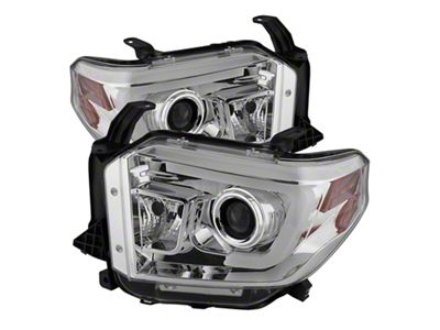 Spyder Auto Toyota Tundra 2014-2016 Projector Headlights Light Bar DRL Chrome - 5080141