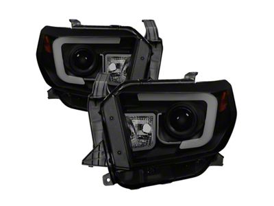 Spyder Auto Toyota Tundra 2014-2016 Projector Headlights Light Bar DRL Black - 5080165