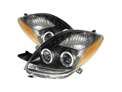 Spyder Auto Toyota Yaris 06-08 2DR Projector Headlights LED Halo- LED - 5012050
