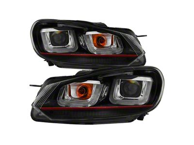 Spyder Auto Volkswagen Golf / GTI 10-13 Version 3 Projector Headlights - 5082046