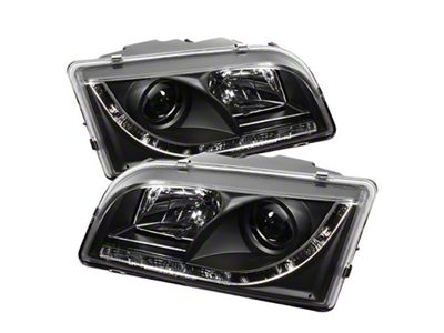 Spyder Auto Volvo S40 97-03 Projector Headlights DRL Black High H1 - 5030351