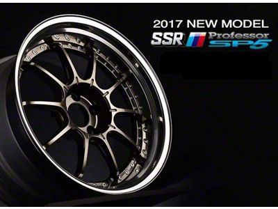 SSR Professor SP5 High Metal Bronze Wheel; 19x10.5; 30mm Offset