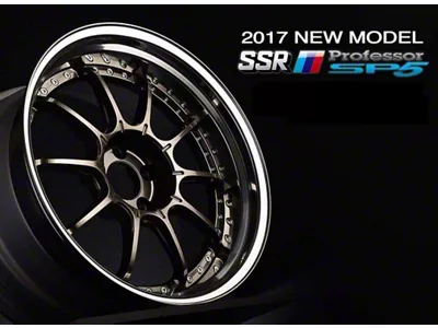 SSR Professor SP5 High Metal Bronze Wheel; 19x9.5; 30mm Offset