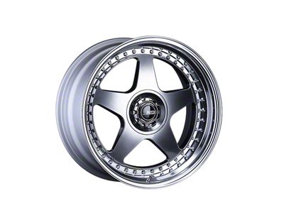 SSR Professor SP6 Titan Silver Wheel; 18x10; 24mm Offset