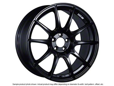 SSR GTX01 Flat Black 4-Wheel Kit; 18x8.5; 44mm Offset