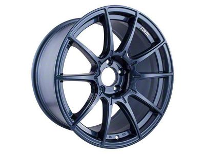 SSR GTX01 Blue Gunmetal Wheel; 18x9.5; 40mm Offset