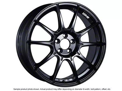 SSR GTX01 Flat Black Wheel; 19x8.5; 38mm Offset