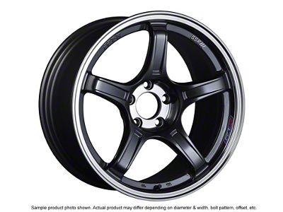SSR GTX03 Black Graphite Wheel; 18x9.5; 22mm Offset