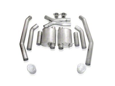 Stainless Works 2005-06 GTO 3in Catback Chambered Mufflers X-Pipe - 05GTOTMCB