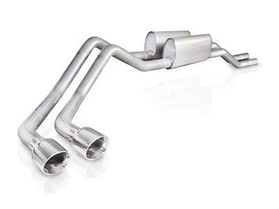 Stainless Works 2004-08 F150 5.4L Exhaust 2-1/2in Chambered Mufflers Behind - 08F150TDRT