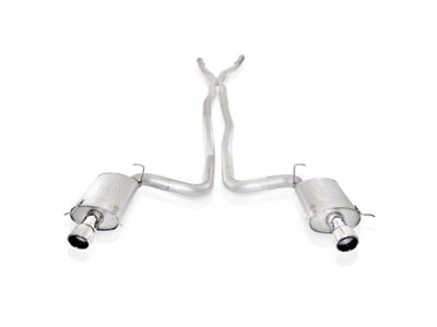 Stainless Works 2004-07 Cadillac CTS-V 3in Exhaust X-Pipe Chambered Mufflers - CTSVEHX