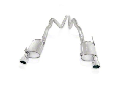 Stainless Works 2007-10 Shelby GT500 3in Catback X-Pipe Chambered Mufflers - M08GT