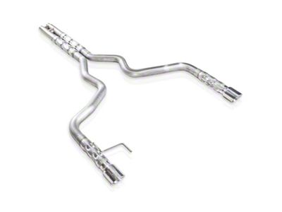Stainless Works 2015-16 Mustang GT 3in Catback H-Pipe Retro Chambered - M15CB