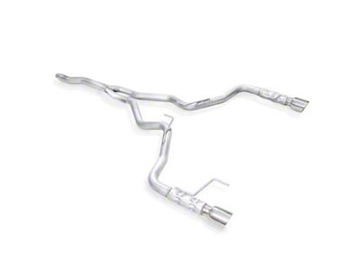 Stainless Works 2015-16 Mustang 2-1/2in Catback Retro Chambered Mufflers Factory - M15ECB