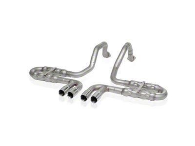 Stainless Works 1997-04 Corvette C5 2-1/2in Axleback Quad Rolled Edge - VC5CHAM