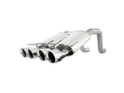 Stainless Works 2006-13 Corvette C6ZO6/ZR1 3in Axleback Chambered Mufflers Quad - ZO6CBCQUAD