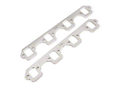 Stainless Works SBF Stock Rectangular Shaped Port 304SS Exhaust Flanges - HFSBF1