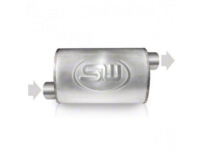 Stainless Works 2.5in ID OFFSET INLET/ 2.5in OD OFFSET OUTLET - TM4C25O25OPS