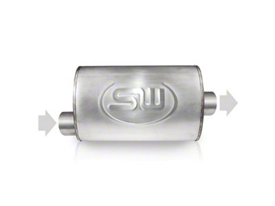 Stainless Works 2.25in ID OFFSET INLET/ 2.25in OD CENTER OUTLET - TM4S22O22C