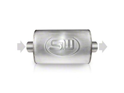Stainless Works 2.5in ID CENTER INLET/ 2.5in OD CENTER OUTLET - 2.5C25C25C